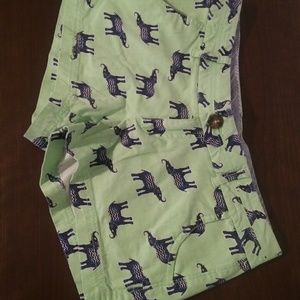 Elephant print shorts